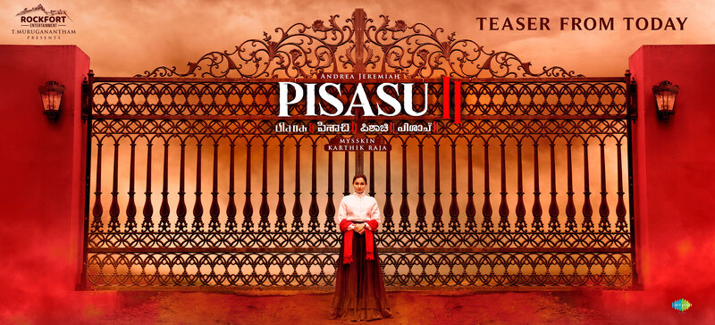 Pisasu2  Movie Poster - Andrea Jeremiah, Mysskin