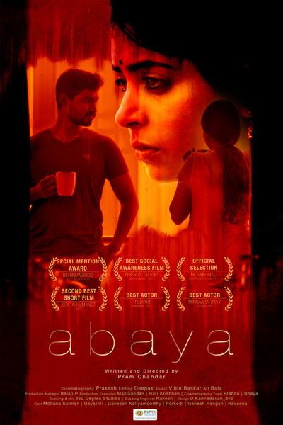 Abaya Tamil Shortfilm Poster Design DKD